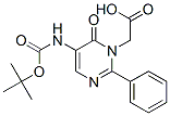 2-(5-((叔丁氧基羰基)氨基)-6-氧代-2-苯基嘧啶-1(6H)-基)乙酸