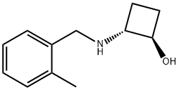 trans-2-{[(2-methylphenyl)methyl]amino}cyclobutan-1-ol