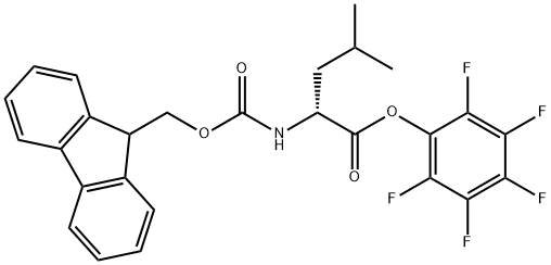 2,3,4,5,6-pentafluorophenyl (2R)-2-({[(9H-fluoren-9-yl)methoxy]carbonyl}amino)-4-methylpentanoate
