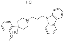 1-[3-(9H-CARBAZOL-9-YL)PROPYL]-4-(2-METHOXYPHENYL)-4-PIPERIDINOL HYDROCHLORIDE