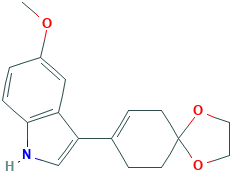 1H-Indole, 3-(1,4-dioxaspiro[4.5]dec-7-en-8-yl)-5-methoxy-