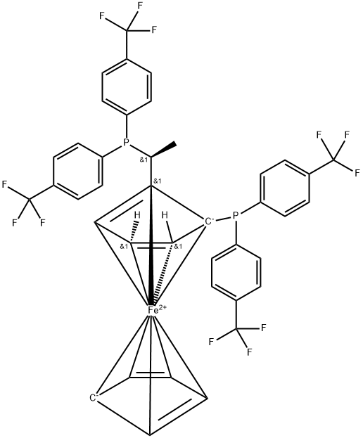 (S)-1-[(R)-2-[Bis[4-(trifluoromethyl)phenyl]phosphino]ferroc enyl]ethylbis[4-(trifluoromethyl)phenyl]phosphine