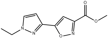 methyl 5-(1-ethyl-1H-pyrazol-3-yl)isoxazole-3-carboxylate
