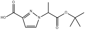 1-(2-tert-butoxy-1-methyl-2-oxoethyl)-1H-pyrazole-3-carboxylic acid