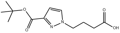 4-[3-(tert-butoxycarbonyl)-1H-pyrazol-1-yl]butanoic acid