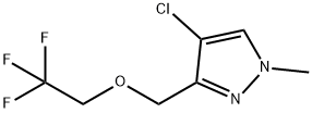 4-chloro-1-methyl-3-[(2,2,2-trifluoroethoxy)methyl]-1H-pyrazole