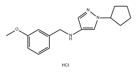 1-cyclopentyl-N-(3-methoxybenzyl)-1H-pyrazol-4-amine