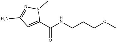 3-amino-N-(3-methoxypropyl)-1-methyl-1H-pyrazole-5-carboxamide