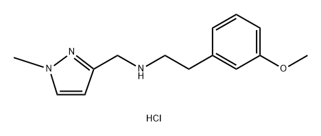2-(3-methoxyphenyl)-N-[(1-methyl-1H-pyrazol-3-yl)methyl]ethanamine