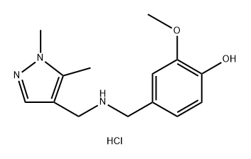4-({[(1,5-dimethyl-1H-pyrazol-4-yl)methyl]amino}methyl)-2-methoxyphenol
