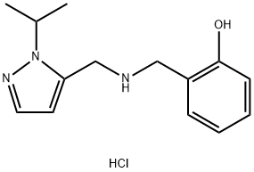 2-({[(1-isopropyl-1H-pyrazol-5-yl)methyl]amino}methyl)phenol