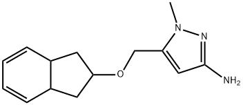 1-methyl-5-[(2,3,3a,7a-tetrahydro-1H-inden-2-yloxy)methyl]-1H-pyrazol-3-amine
