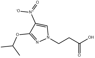 1H-Pyrazole-1-propanoic acid, 3-(1-methylethoxy)-4-nitro-