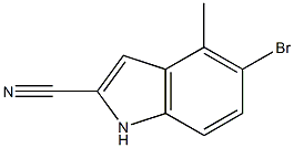 5-bromo-4-methyl-1H-indole-2-carbonitrile
