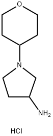 3-Pyrrolidinamine, 1-(tetrahydro-2H-pyran-4-yl)-, hydrochloride (1:2)