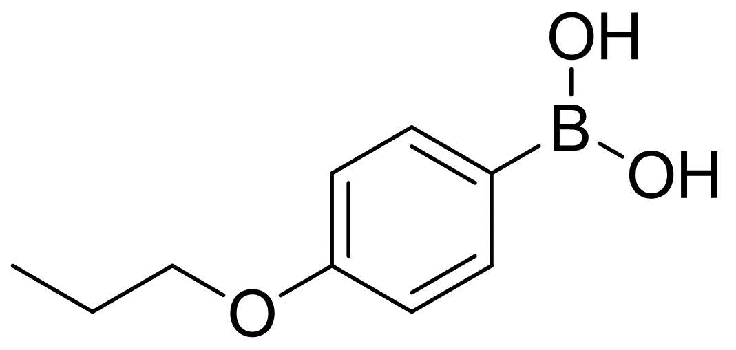 4-丙氧基苯硼酸(含有数量不等的酸酐)