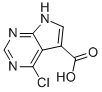7H-pyrrolo[2,3-d]pyrimidine-5-carboxylic acid, 4-chloro-