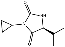 2,4-Imidazolidinedione, 3-cyclopropyl-5-(1-methylethyl)-, (5S)-