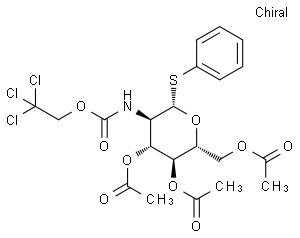 苯基-3,4,6-三-O-乙酰基-2-脱氧-1-硫代-2-(2,2,2-三氯乙氧基甲酰氨基)-β-D-吡喃葡萄糖苷