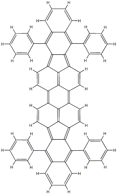 Dibenzo{[f,f']-4,4',7,7'-tetraphenyl}diindeno[1,2,3-cd:1',2',3'-lm]perylene