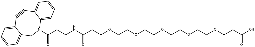 二苯并环辛炔-五聚乙二醇-羧基,DBCO-PEG5-ACID,DBCO-PEG5-COOH