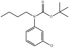 Carbamic acid, N-butyl-N-(3-chlorophenyl)-, 1,1-dimethylethyl ester