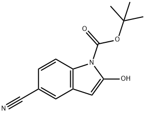 1H-Indole-1-carboxylic acid, 5-cyano-2-hydroxy-, 1,1-dimethylethyl ester