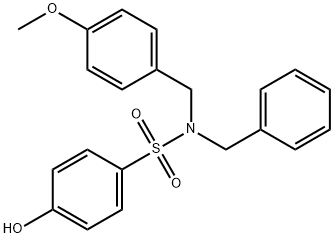 Benzenesulfonamide, 4-hydroxy-N-[(4-methoxyphenyl)methyl]-N-(phenylmethyl)-