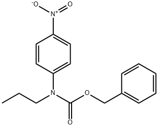 Carbamic acid, N-(4-nitrophenyl)-N-propyl-, phenylmethyl ester