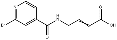 4-[(2-bromopyridin-4-yl)formamido]but-2-enoic acid