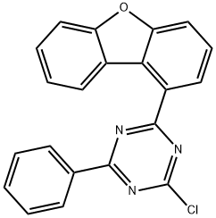 2-chloro-4-(dibenzofuran-1-yl)-6-phenyl-1,3,5-triazine