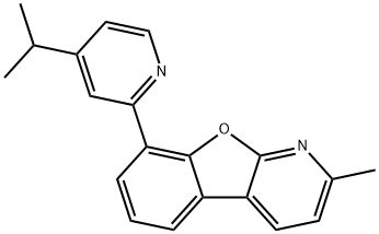 2-甲基-8-[4-(1-甲基乙基)-2-吡啶基)苯并呋喃并[2,3-B]吡啶