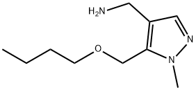 1-[5-(butoxymethyl)-1-methyl-1H-pyrazol-4-yl]methanamine