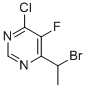 4-chloro-5-fluoro-6-(1-bromoethyl)-pyrimidine