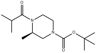 1-Piperazinecarboxylic acid, 3-methyl-4-(2-methyl-1-oxopropyl)-, 1,1-dimethylethyl ester, (3R)-