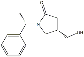 2-Pyrrolidinone, 4-(hydroxymethyl)-1-[(1S)-1-phenylethyl]-, (4S)-