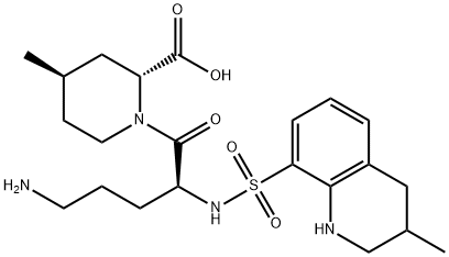 (2R,4R)-1-((2S)-5-amino-2-((3-methyl-1,2,3,4-tetrahydroquinoline)-8-sulfomido)pentanoyl)-4-methylpiperidine-2-carboxylic acid