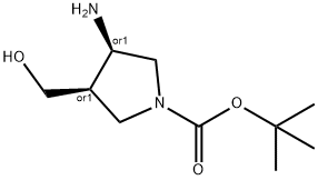 REL-(3R,4R)-3-氨基-4-(羟甲基)吡咯烷-1-羧酸叔丁基酯