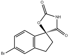 Spiro[1H-indene-1,5'-oxazolidine]-2',4'-dione, 5-bromo-2,3-dihydro-, (1S)-