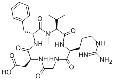 2-[(2S,5R,8S,11S)-5-benzyl-11-[3-(diaminomethylideneamino)propyl]-7-methyl-3,6,9,12,15-pentaoxo-8-propan-2-yl-1,4,7,10,13-pentazacyclopentadec-2-yl]acetic acid