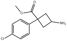 Cyclobutanecarboxylic acid, 3-amino-1-(4-chlorophenyl)-, methyl ester