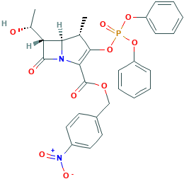 4-Nitrobenzyl (4S,5R,6S)-3-[(diphenylphosphono)oxy]-6-[(R)-1-hydroxyethyl]- 4-methyl-7-oxo-1-azabicy