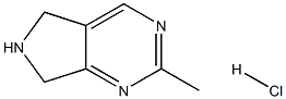 2-Methyl-6,7-dihydro-5H-pyrrolo[3,4-d]pyrimidine hydrochloride