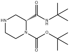tert-butyl (R)-2-(tert-butylcarbamoyl)piperazine-1-carboxylate