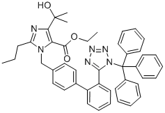 Ethyl 4-(1-hydroxy-1-methylethyl)-2-propyl-1-[('2-1H-tetrazol-5-ylbiphenyl-4-yl)