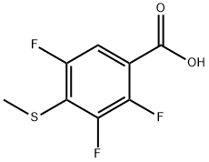 2,3-Difluoro-5-methoxy-4-(methylthio)benzoic acid
