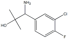 1-amino-1-(3-chloro-4-fluorophenyl)-2-methylpropan-2-ol