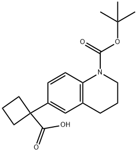 1-(1-(tert-Butoxycarbonyl)-1,2,3,4-tetrahydroquinolin-6-yl)cyclobutane-1-carboxylic acid