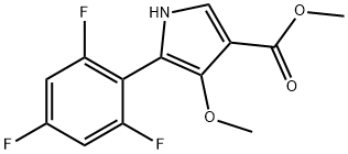 1H-Pyrrole-3-carboxylic acid, 4-methoxy-5-(2,4,6-trifluorophenyl)-, methyl ester