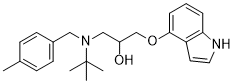 2-Propanol, 1-[(1,1-dimethylethyl)[(4-methylphenyl)methyl]amino]-3-(1H-indol-4-yloxy)-